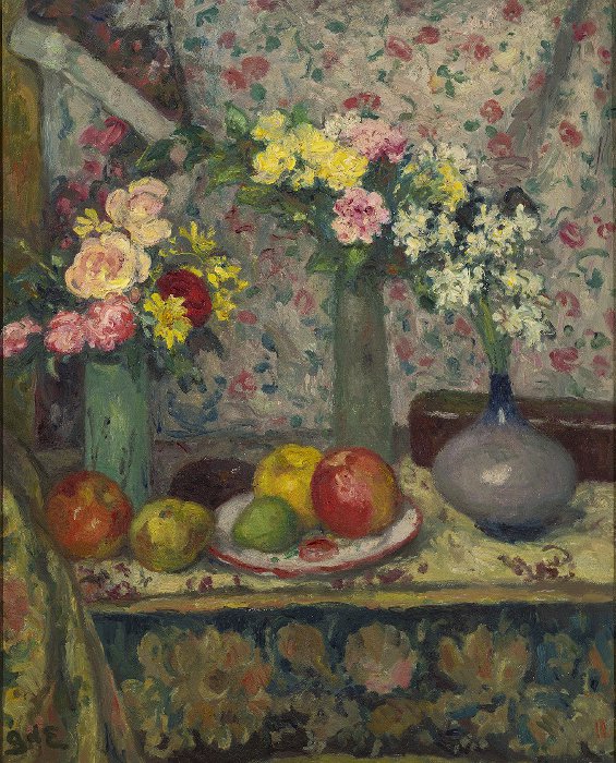 Жорж де Эспанья - Цветы и фрукты. 1907. Холст-масло